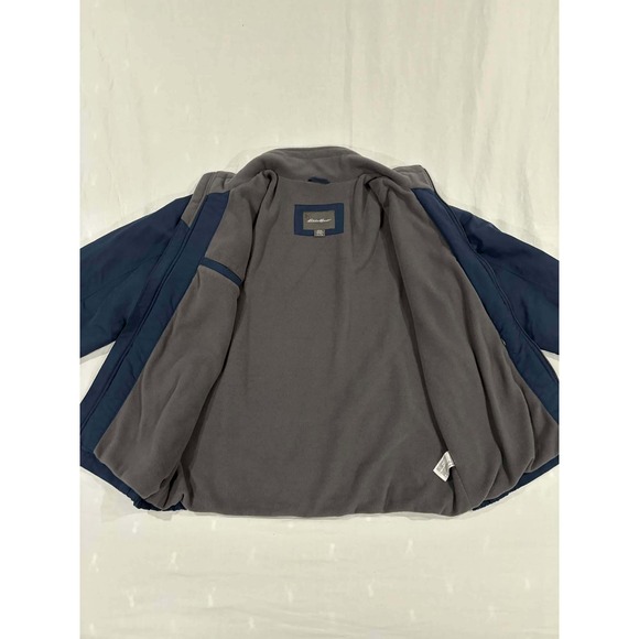 Eddie Bauer Mens XL Full Zip Jacket Navy Blue Kimley Horn Embroidered Lined - Picture 7 of 16